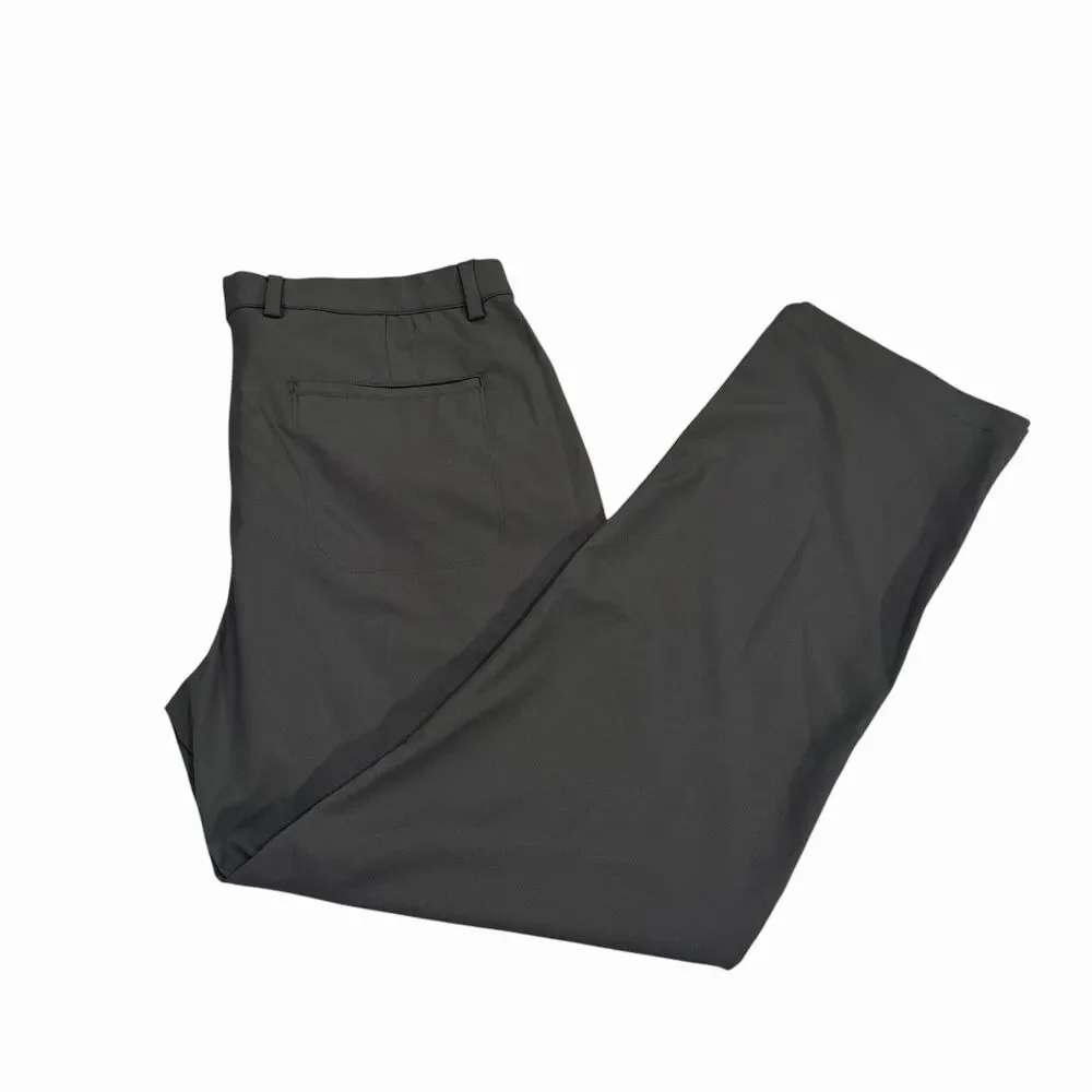 Greg Norman Everbest‎ Pants Mens 34x30 Golf Athleisure Gray Stretch Chinos